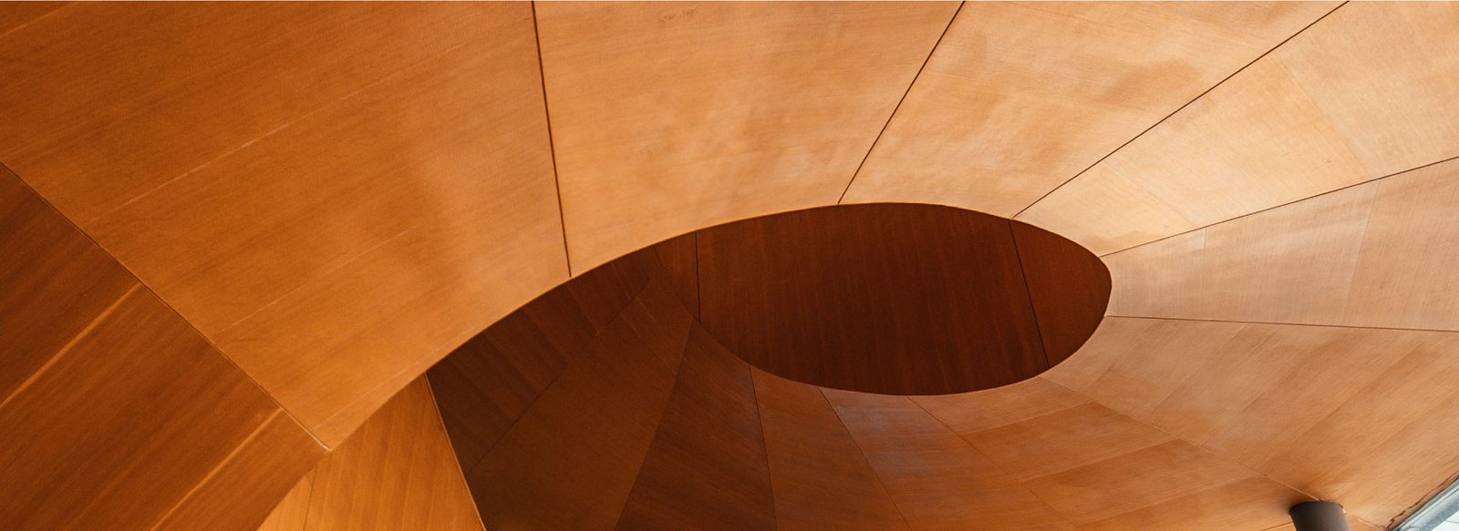 Pieza escultórica de madera laminada